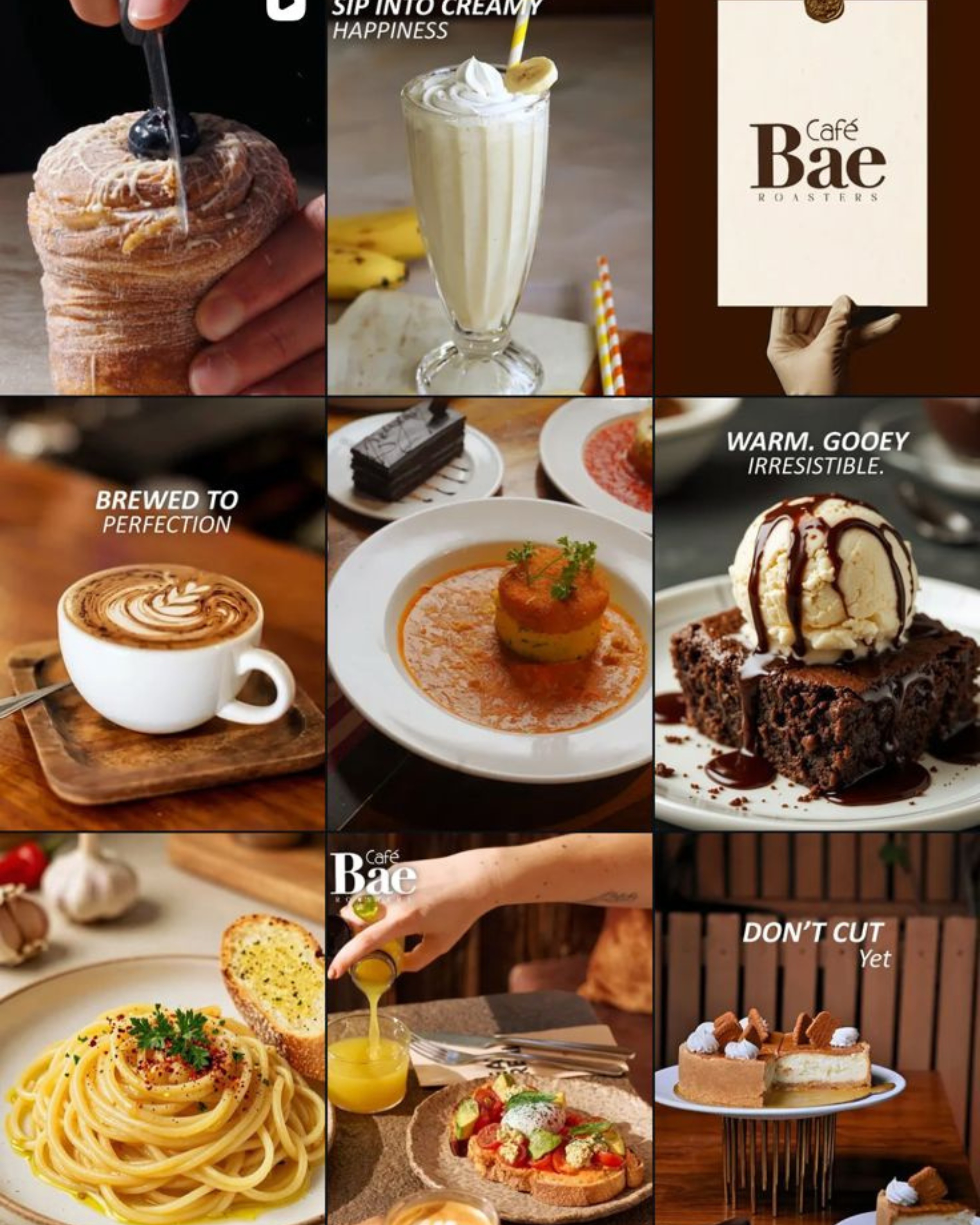 Cafe Bae Grid Layout