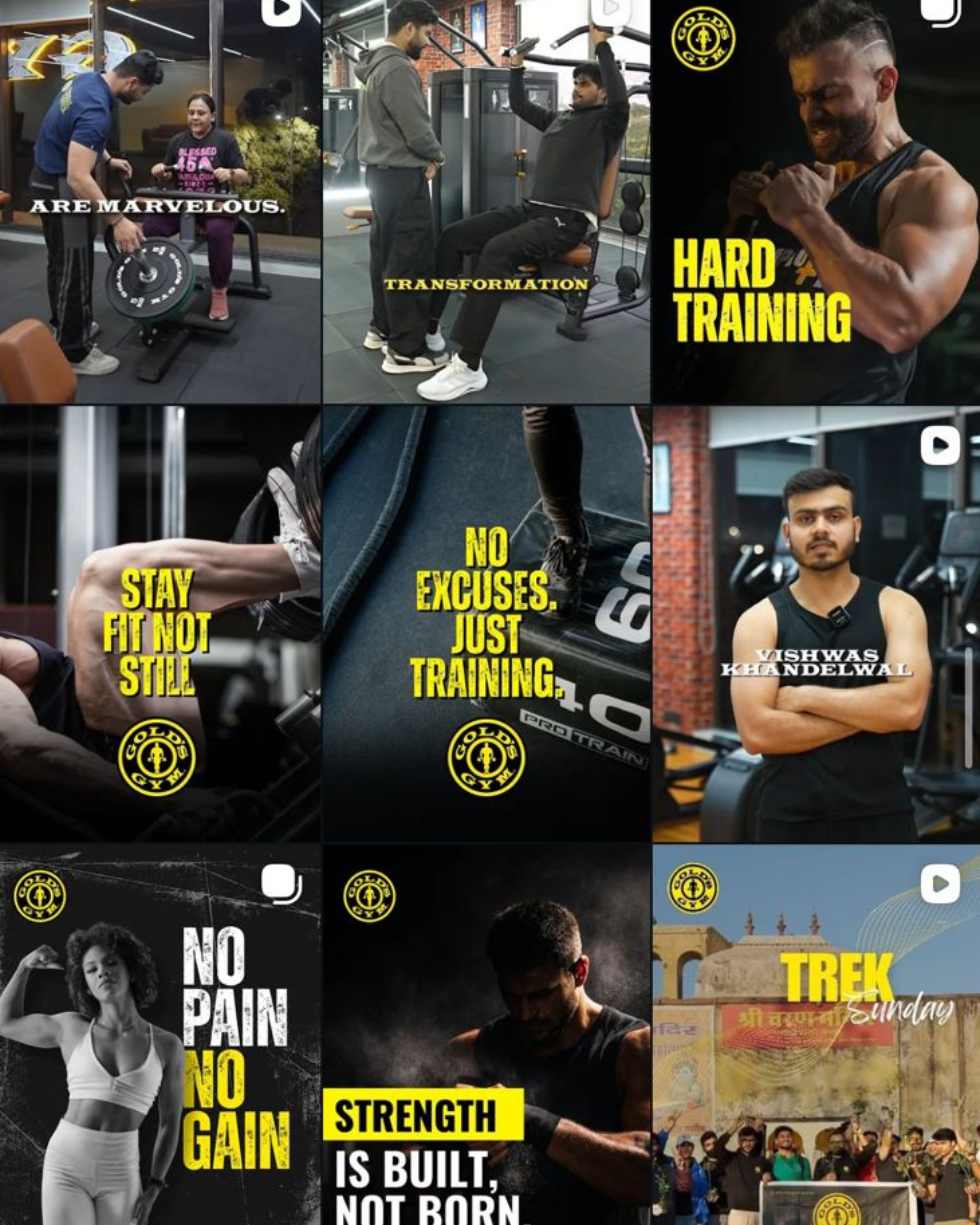 Golds Grid Layout